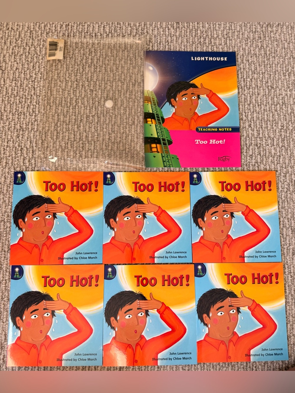 Rigby Lighthouse Too Hot! Guided Reading Set – 6 Books + Teaching Notes